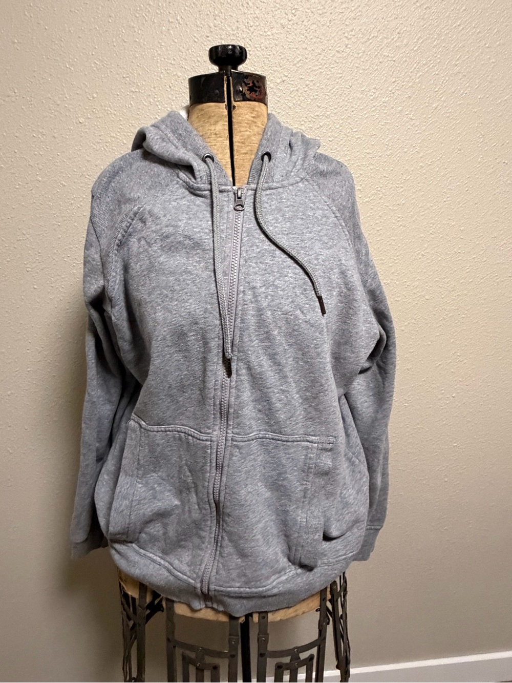C9 by Champion Light Gray Full-Zip Hoodie Jacket - Women